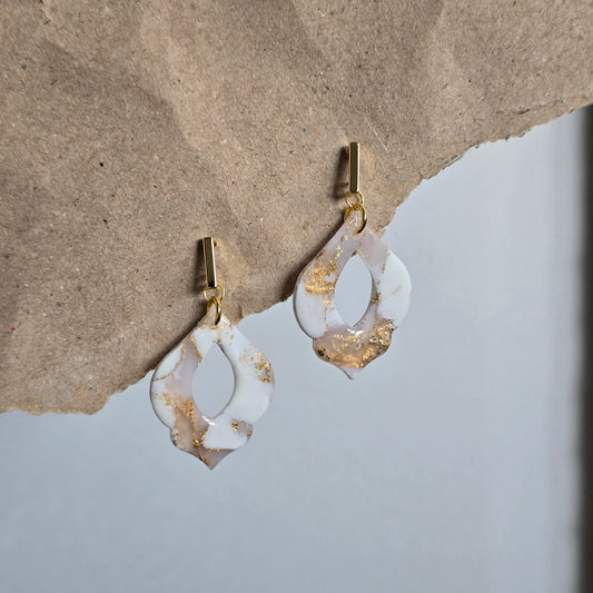 White & Gold Marble